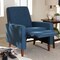 Baxton Studio Mathias Mid-century Modern Blue Upholstered Lounge Chair 143-8134 - alternate 8